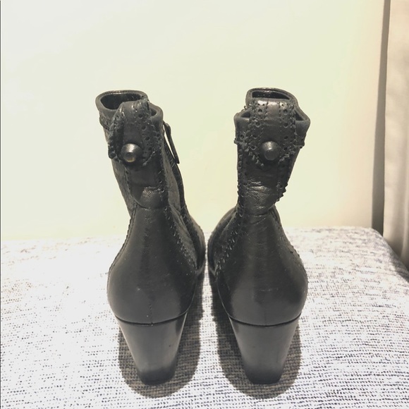 Balenciaga black ankle wedge boots. - Picture 3 of 4